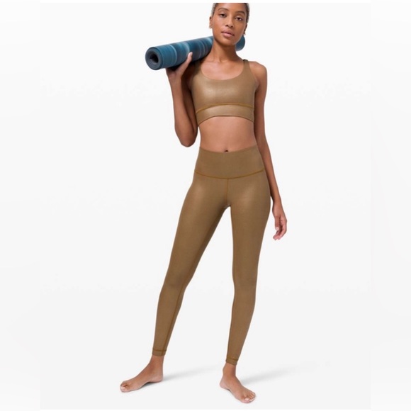 Lululemon Wunder Under High-Rise leggings - matte gold - Picture 2 of 12